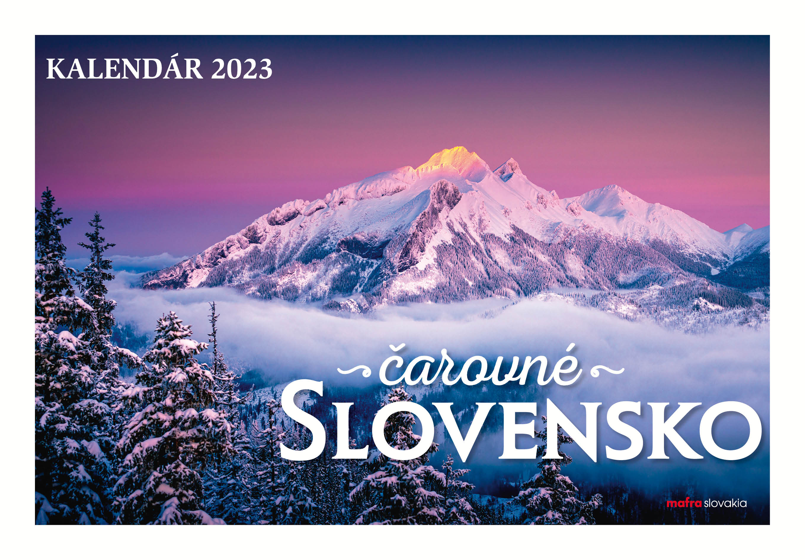 Nástenný kalendár Čarovné Slovensko 2023